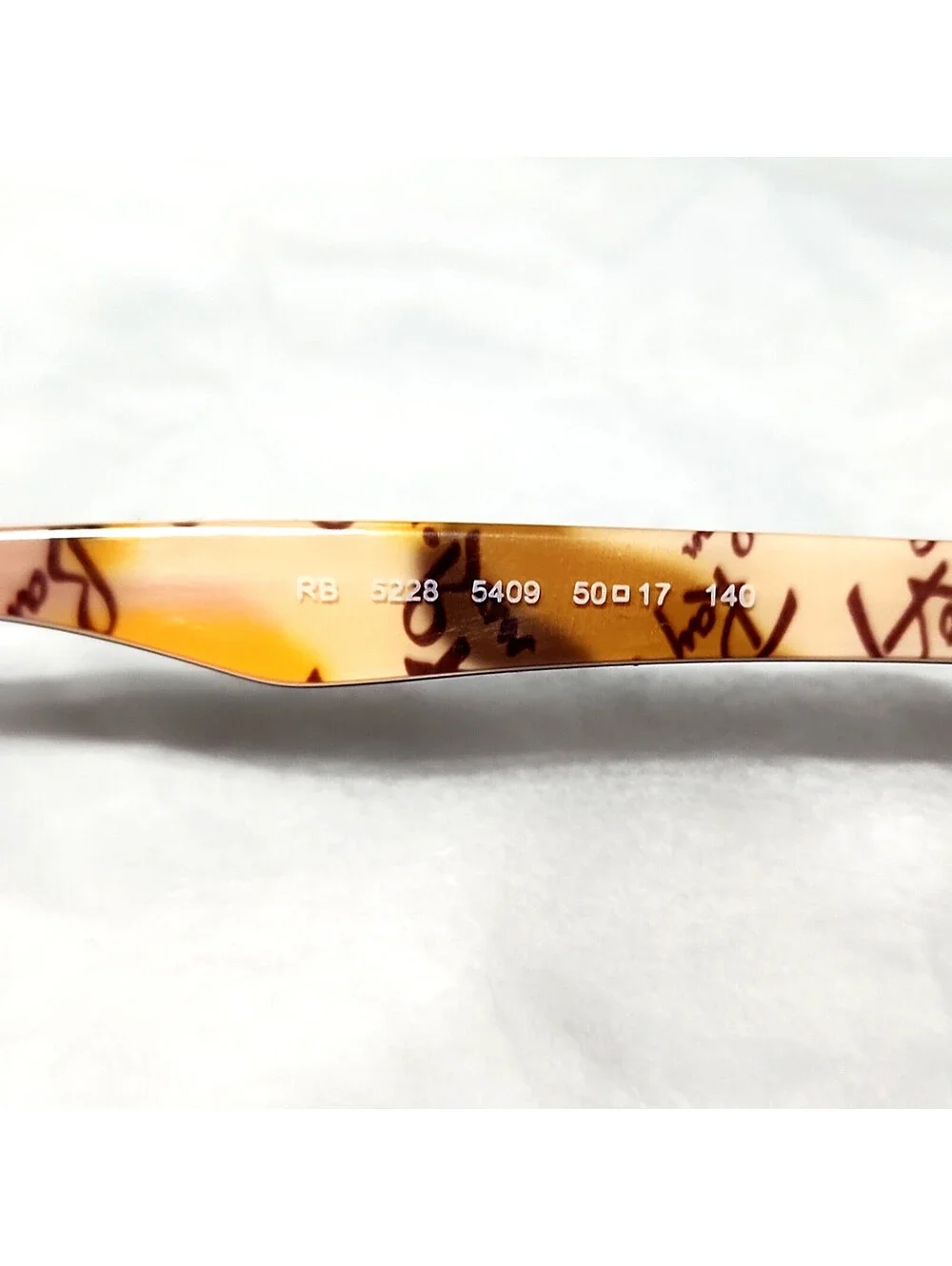 Ray Ban RB5228 5409 Tortoise Brown Oval Eyeglasses 50-17 140